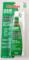 CLEAR SILICONE ADHESIVE / SEALANT - 3 OUNCE CARDED TUBE