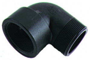 1 INCH X 1 INCH MNPT X FNPT  POLY STREET ELBOW - 90