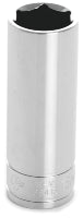 16MM X 6 POINT DEEP WELL IMPACT SOCKET - 3/8 INCH DRIVE