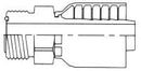 71 SERIES - 1/2 INCH HOSE X 13/16 INCH X 16 13/16 INCH X 16 ORFS MALE STRAIGHT RIGID - Quality Farm Supply