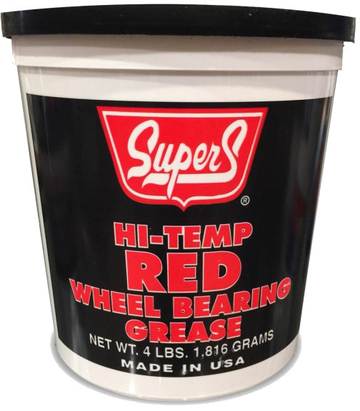 4 LB. SUPER S HI-TEMP RED LITHIUM NLGI