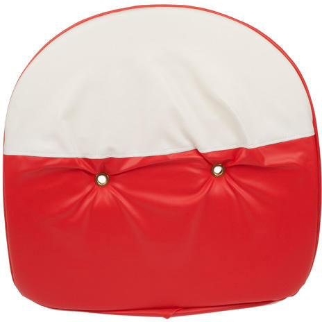 SEAT CUSHION UNIVERSAL, RED & WHITE WITH 19" PAN. - Quality Farm Supply