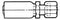 HY SERIES - 3/4 INCH HOSE X 1-7/16 INCH X 12 1-7/16 INCH X 12 ORFS FEMALE STRAIGHT SWIVEL - Quality Farm Supply